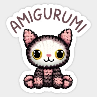 Amigurumi Cat Sticker